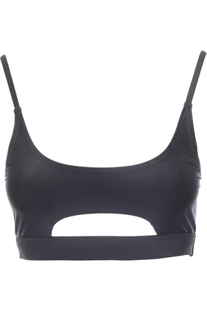 South Beach Womens Mix and Match Cut Out Crop Bikini Top - Size 10 UK