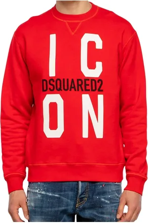 Dsquared2 Mens Block Icon Logo Cool Fit Sweatshirt Cotton - Size X-Small
