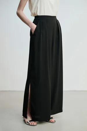 Gusto Womens Wide-Leg Trousers - - Size X-Small