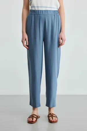 Gusto Womens Linen Trousers - - Size X-Large