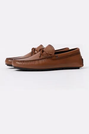 HUGO BOSS Noel Mens Italian Leather Driving Moccasins - - Size UK 8