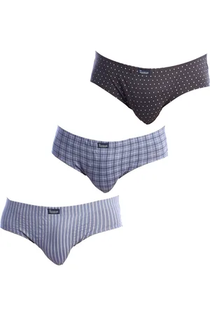 Abanderado Pack-3 Mens Briefs Essential Prints A0080 - - Size 2XL