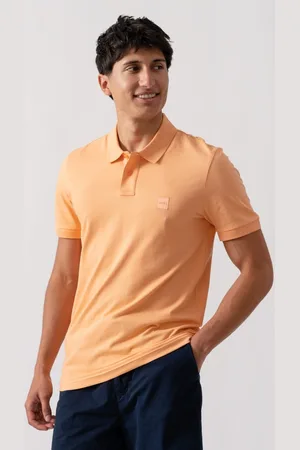 HUGO BOSS Passenger Mens Stretch-Cotton Slim-Fit Polo Shirt with Logo Patch - Size Large