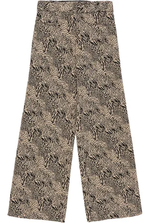 Raey Womens Jacquard Crop Flare Trousers in - Size 6 UK