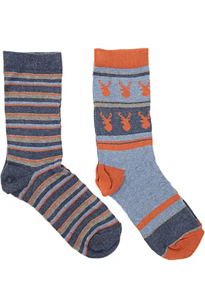 Totes Mens 2 Pack Cracker Sock Set in - One Size