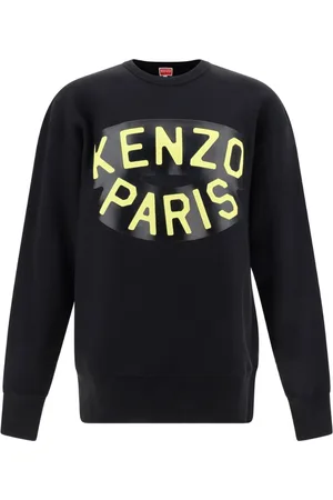 Kenzo Mens Paris Large Logo Sweatshirt Cotton - Size Medium