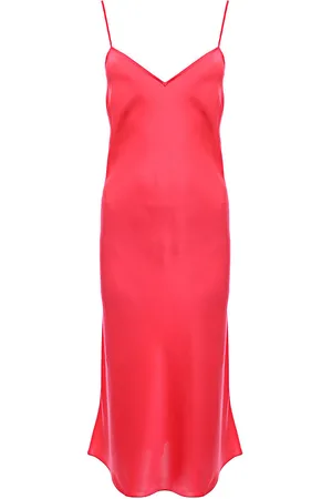 ERES Womens Colorama Ivresse Silk Satin Long Slip Dress In - Size Small