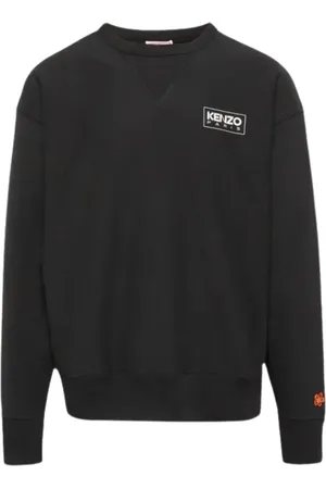 Kenzo Mens Paris Outlined Logo Sweatshirt Cotton - Size X-Large