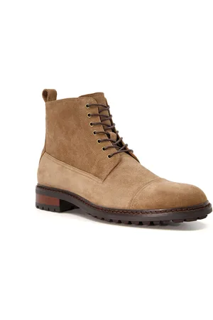 Dune Mens COLLARED Casual Lace-Up Boots - Leather (archived) - Size UK 8