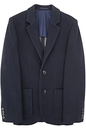 Hackett Boys Double Faced Knitted Blazer Jacket In - Size 11-12Y