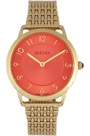Bertha Womens Abby Swiss Bracelet Watch - Stainless Steel - One Size