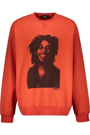 Dsquared2 Mens Bob Marley Cool Fit Sweatshirt Cotton - Size Medium