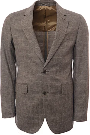 Hackett Mens Flannel Check Suit Jacket - Size 38 Long