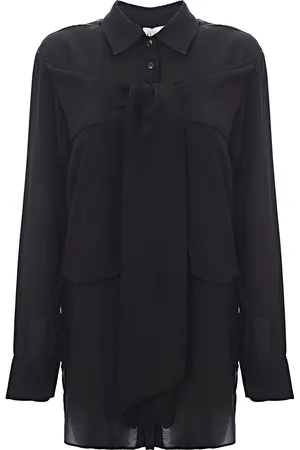 Raey Womens Cargo Pocket Tie Front Shirt in - Size 6 UK