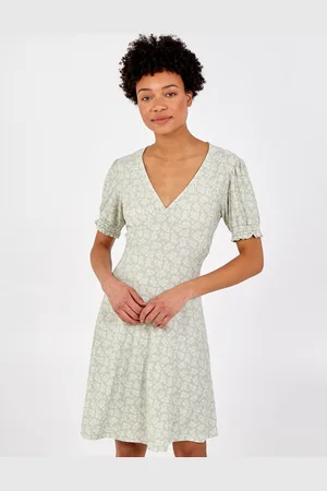 Blue Vanilla Womens Ditsy Floral Tea Dress - - Size 16 UK