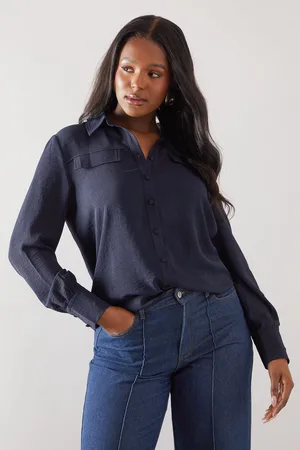 wallis Womens Pocket Button Through Shirt - - Size 18 UK