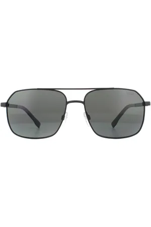 Bolle Aviator Mens Matte Gunmetal HD Polarized TNS Sunglasses - - One Size