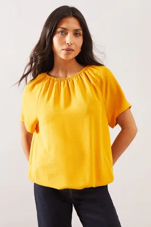 wallis Womens Woven Bubble Hem Top - - Size 12 UK