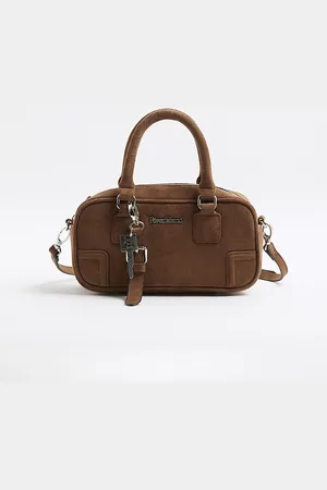 River Island Womens Crossbody Bag Faux Suede - One Size