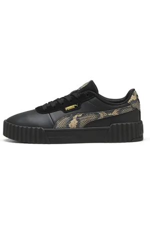 PUMA Womens Carina 3.0 Snake Chic Sneakers - - Size UK 3.5