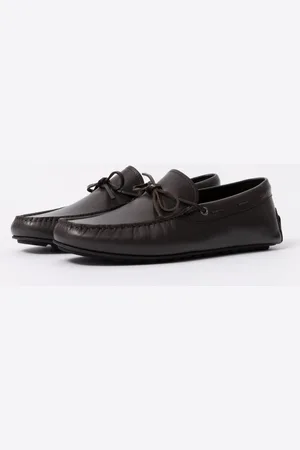 HUGO BOSS Noel Mens Italian Leather Driving Moccasins - - Size UK 10