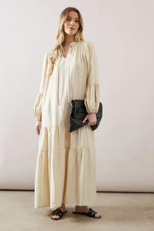wallis Womens Relaxed Smock Tie Front Maxi Dress - Viscose - Size 18 UK