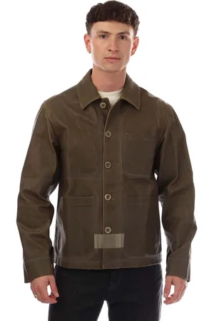 C.P. Company Mens Button Up Overshirt in Cotton - Size Large