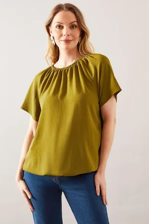 wallis Womens Woven Bubble Hem Top - - Size 14 UK