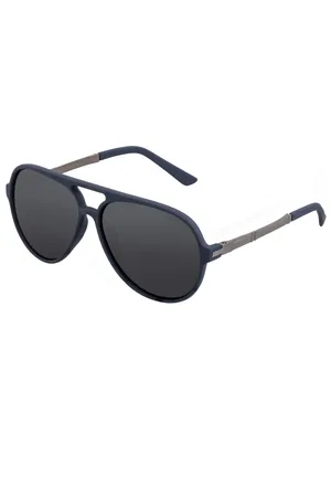Simplify Unisex Spencer Polarized Sunglasses - Stainless Steel - One Size