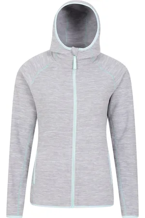 Mountain Warehouse Womens/Ladies Lleyn II Melange Full Zip Hoodie - Size 8 UK