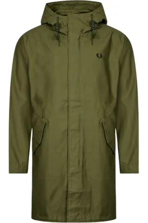 Fred Perry Mens Hooded Shell Parka Jacket - Size X-Small