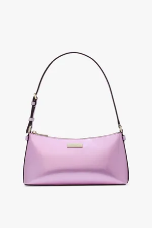 Kate Spade Womens Kenzie Patent Fabric Small Shoulder Bag - - One Size
