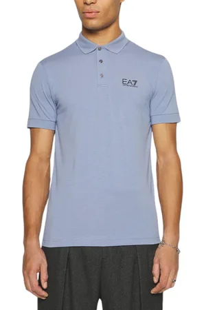 Emporio Armani EA7 8NPF04 PJM6Z Mens Polo T Shirts Jersey Cotton Top Summer Tee - - Size X-Large