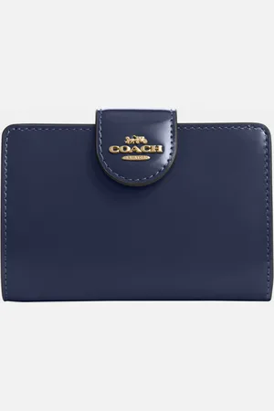Coach Womens Medium Corner Zip Wallet in Spazzolato Leather - - One Size