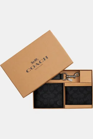 Coach Mens 3 in 1 Wallet Gift Box in Signature - - One Size