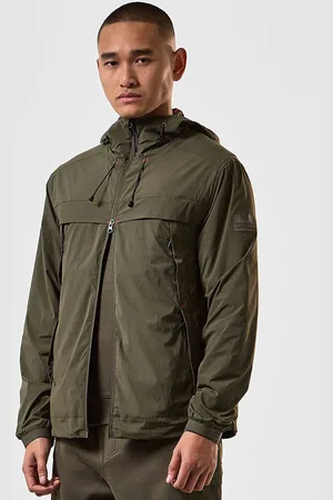 Weekend Offender Mens Talamanca Technical Windbreaker Jacket in Nylon - Size 3XL