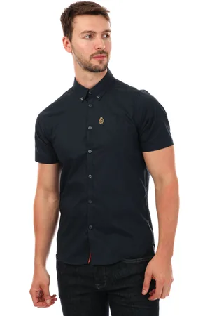 Luke 1977 Mens Iron Bridge Short Sleeve Shirt in Cotton - Size Small