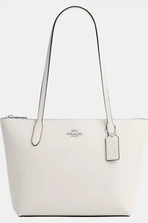 Coach Womens Fiona Zip Tote in Crossgrain Leather - - One Size