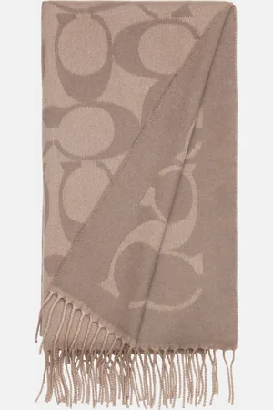 Coach Mens Signature C Oversized Logo Muffler - - One Size