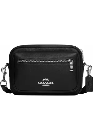 Coach Mens Elias Crossbody in Pebbled Leather Bag - - One Size