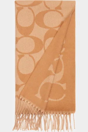 Coach Mens Signature C Oversized Logo Muffler - - One Size