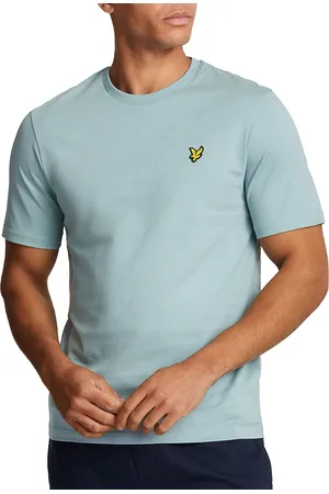 Lyle & Scott Mens Short Sleeve T Shirts Regular Fit Crew Neck Summer Cotton Tee - - Size Medium