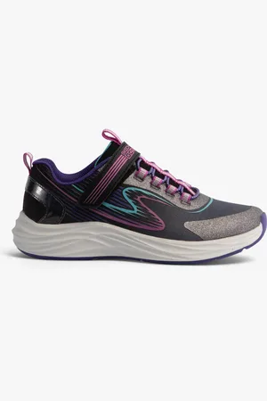Skechers 303920L/BKMT GO-RUN-ACCELERATE Girls Trainers /Multi - Size UK 13.5 Kids