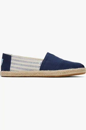 TOMS ALPARGATA ROPE Womens Espadrilles Navy - - Size UK 4.5