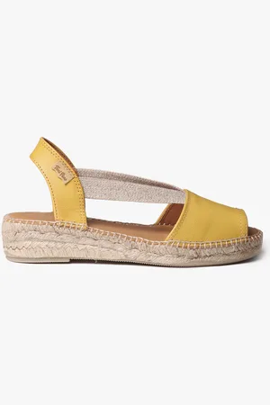 Toni Pons ETNA Womens Espadrille Sandals Ochre - - Size UK 7