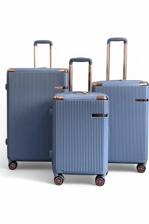 Infinity Unisex Expandable Hard Shell 8 Wheels Luggage Travel Cabin Suitcase - Size Large