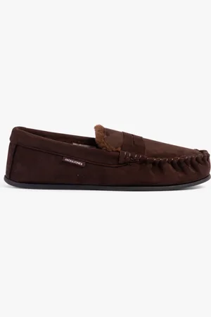 JACK & JONES MARK Mens Slippers Java - - Size UK 7