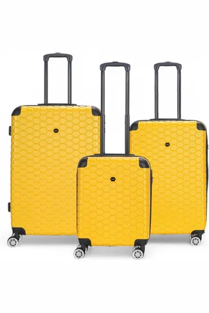 Infinity Unisex Expandable Hard Shell ABS 8 Wheel Luggage Travel Cabin Holiday Bags Suitcase - Size Medium