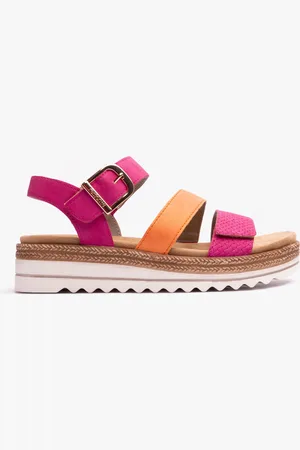 Remonte JOCELYN2 Womens Sandals Fuschia - - Size UK 6.5