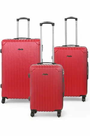 Infinity Unisex Hard Shell ABS 8 Wheels Luggage Travel Cabin Suitcase - Size Medium